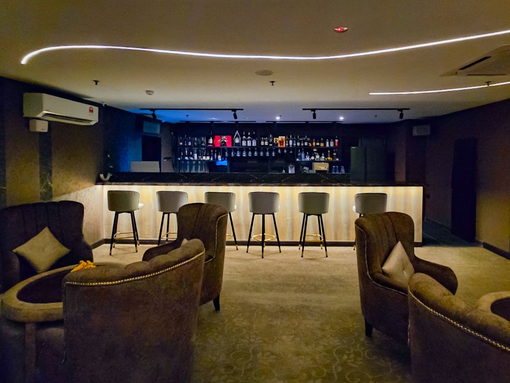 Elegant lounge seating area