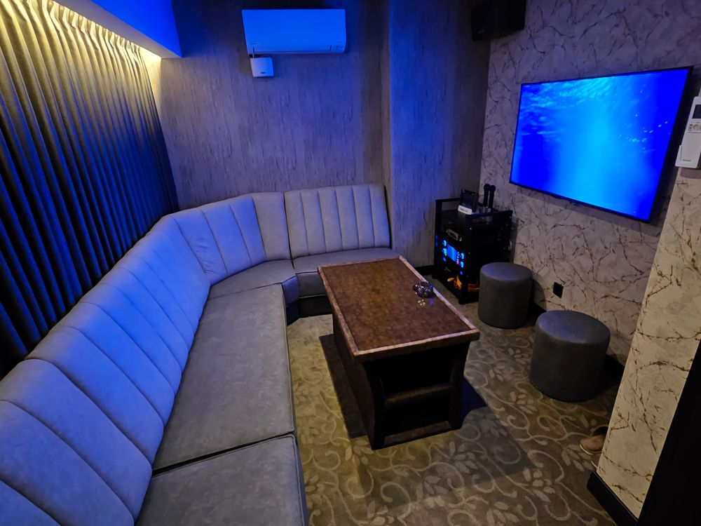 VIP karaoke room with screen